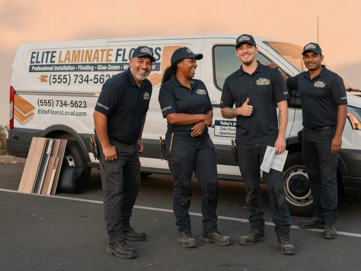 Laminate flooring installation company in Shade, OH